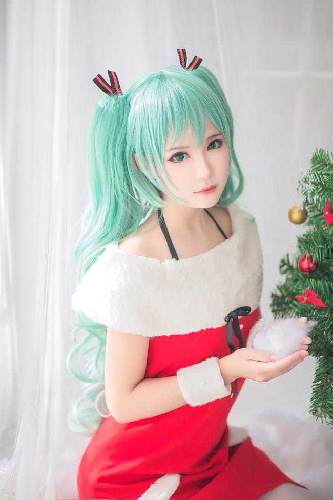 VOCALOID 圣诞初音未来 cosplay