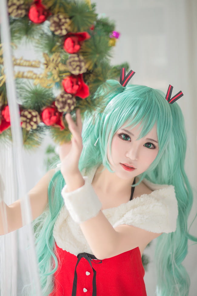 VOCALOID 圣诞初音未来 cosplay