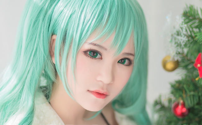 VOCALOID 圣诞初音未来 cosplay