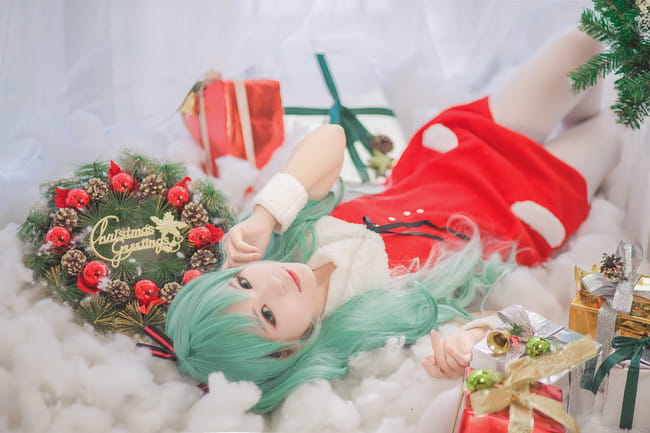 VOCALOID 圣诞初音未来 cosplay
