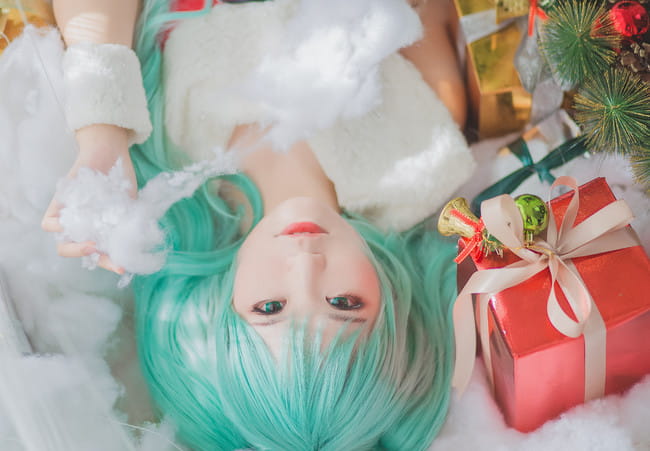VOCALOID 圣诞初音未来 cosplay