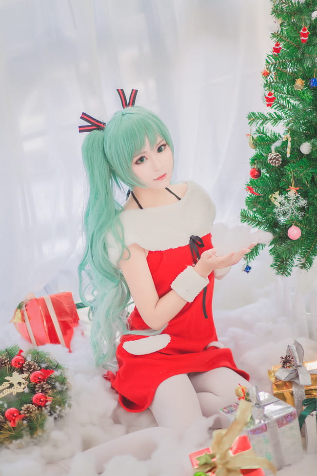 VOCALOID 圣诞初音未来 cosplay