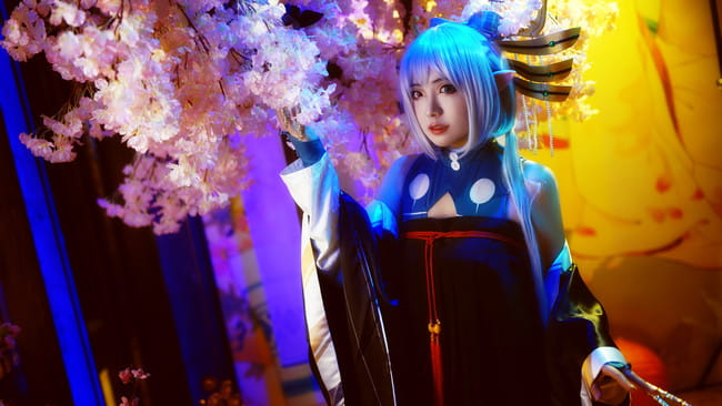 亡国祸水 洛天依 cosplay图片