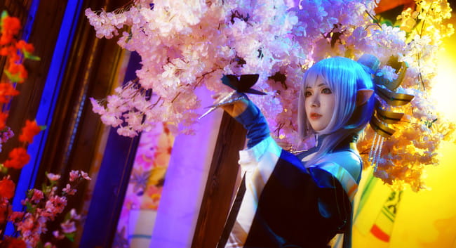 亡国祸水 洛天依 cosplay图片