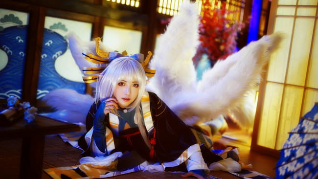 亡国祸水 洛天依 cosplay图片