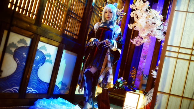 亡国祸水 洛天依 cosplay图片