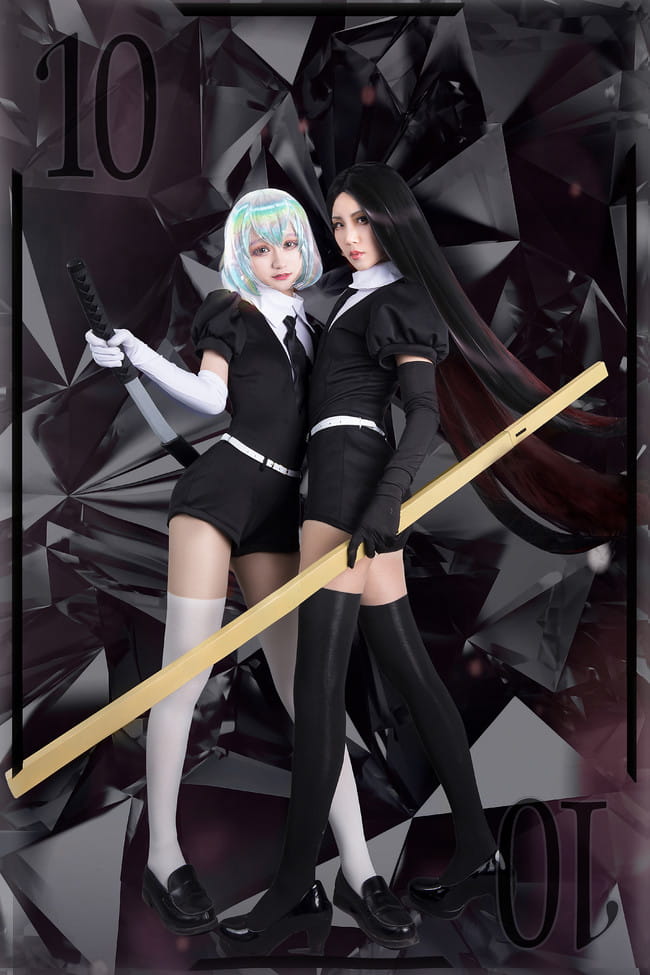 宝石之国 钻石组cosplay图片(1)