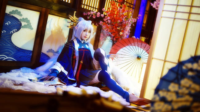 亡国祸水 洛天依 cosplay图片