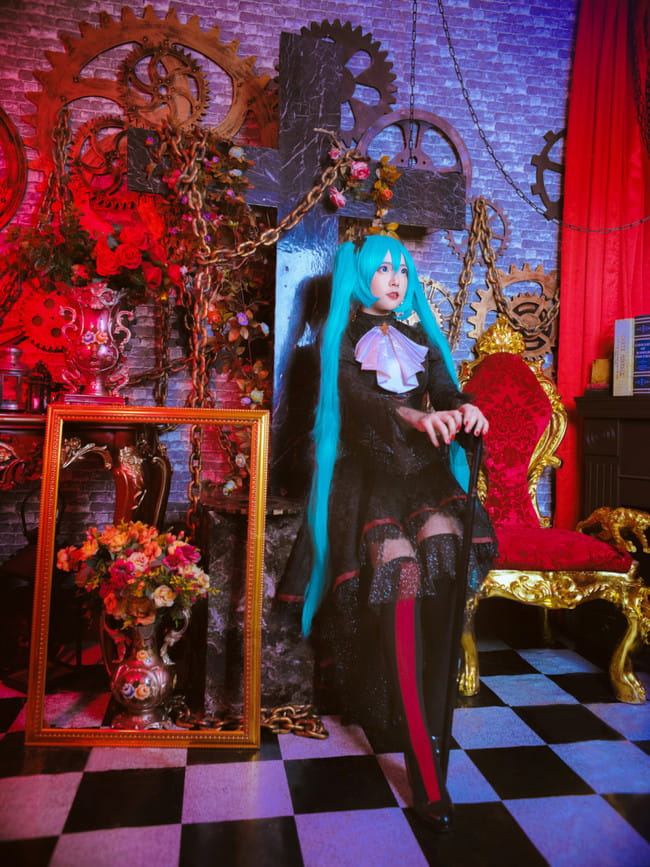 初音Miku吸血鬼cos