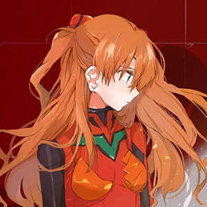 《惣流·明日香·兰格雷》 二次元头像女生呆萌