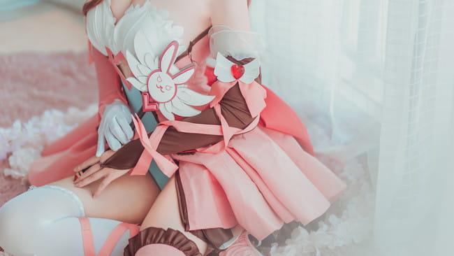 魔法少女d.va cosplay