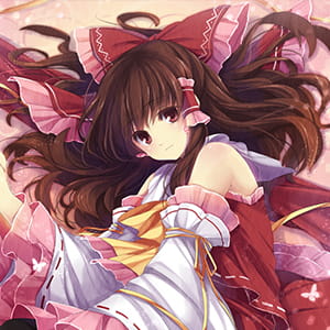 【博丽灵梦】二次元头像女生呆萌