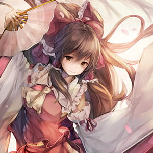 【博丽灵梦】二次元头像女生呆萌