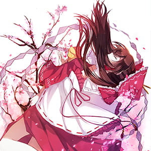 【博丽灵梦】二次元头像女生呆萌