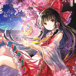 【博丽灵梦】二次元头像女生呆萌 第二辑