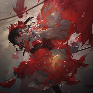 【博丽灵梦】二次元头像女生呆萌 第二辑