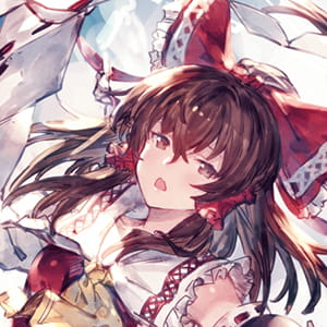 【博丽灵梦】二次元头像女生呆萌 第二辑