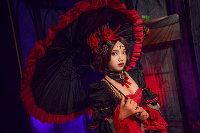 王者荣耀 露娜 哥特玫瑰