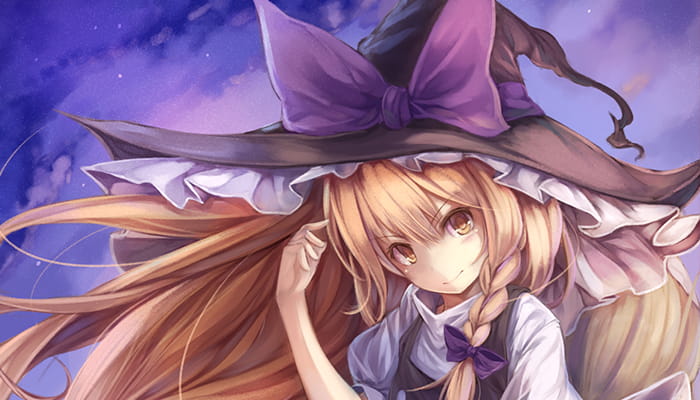 动漫人物特辑 【雾雨魔理沙】手机壁纸(1)