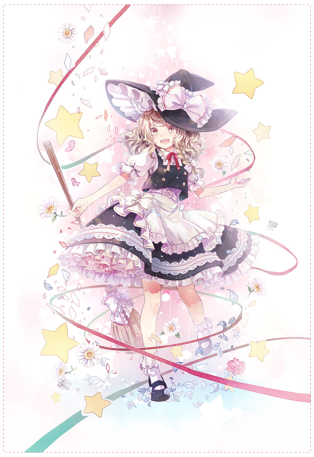 动漫人物特辑 【雾雨魔理沙】手机壁纸(1)