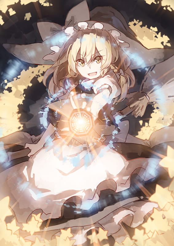 动漫人物特辑 【雾雨魔理沙】手机壁纸(1)