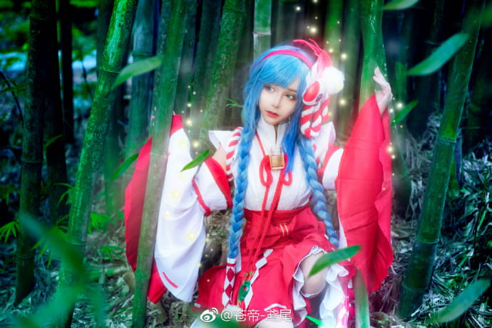 王者荣耀 伊势巫女大乔 cosplay图片(1)