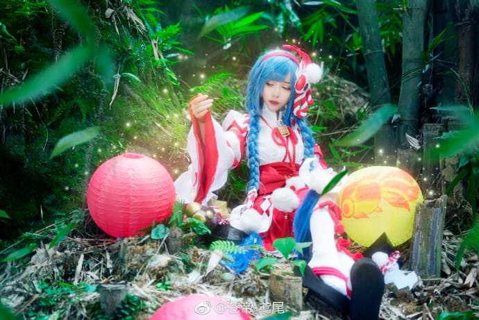 王者荣耀 伊势巫女大乔 cosplay图片(1)