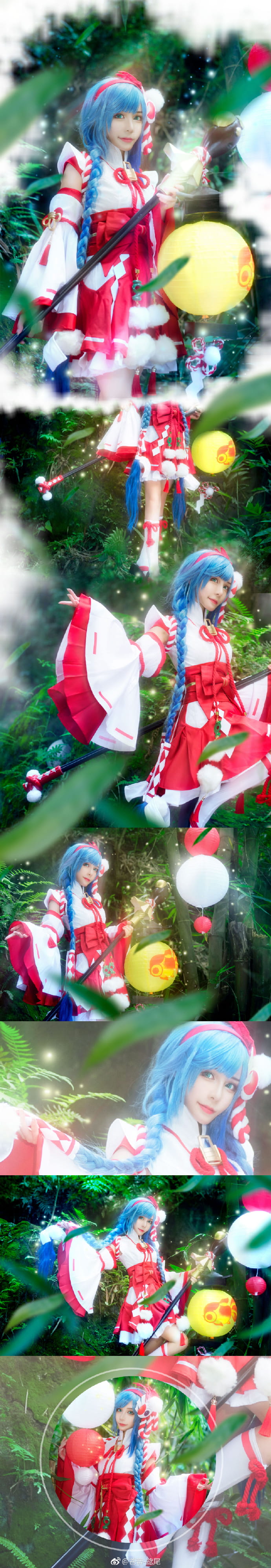 王者荣耀 伊势巫女大乔 cosplay图片(1)