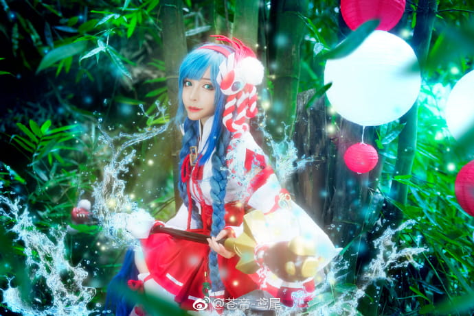 王者荣耀 伊势巫女大乔 cosplay图片(1)