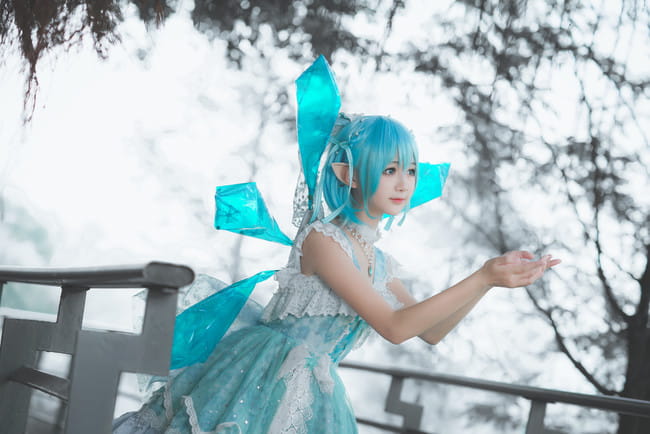 东方Project 琪露诺二设 cosplay图片