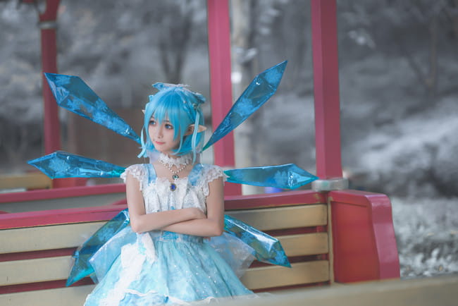 东方Project 琪露诺二设 cosplay图片