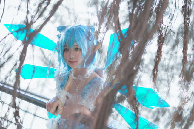 东方Project 琪露诺二设 cosplay图片