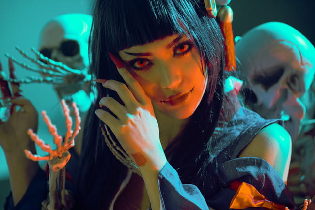 网易手游阴阳师 鬼女红叶 cosplay图片(1)