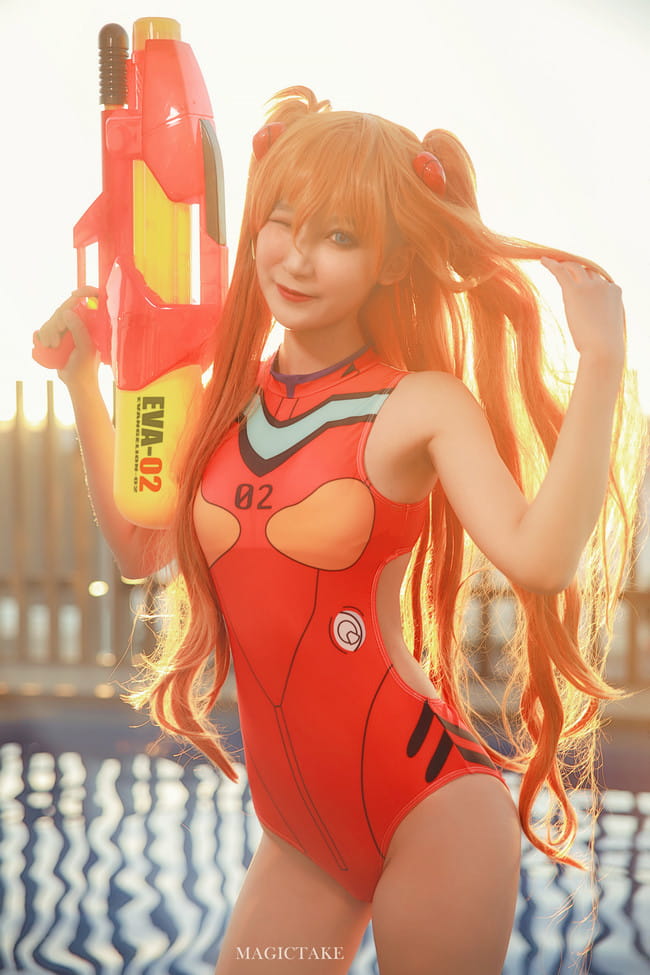 新世纪福音战士 明日香cosplay图片