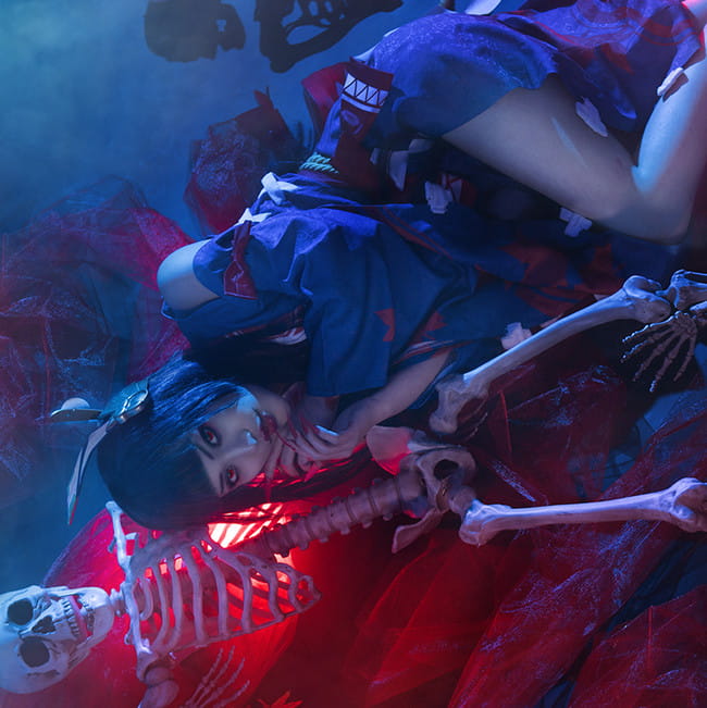 网易手游阴阳师 鬼女红叶 cosplay图片(1)