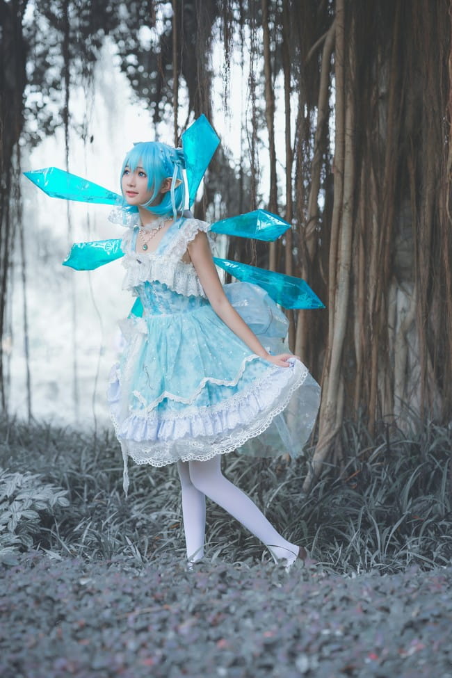 东方Project 琪露诺二设 cosplay图片