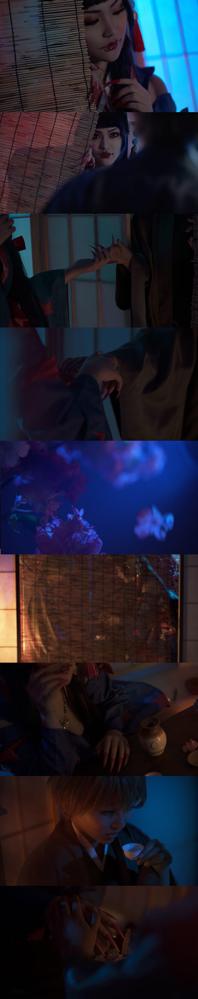 网易手游阴阳师 鬼女红叶 cosplay图片(1)