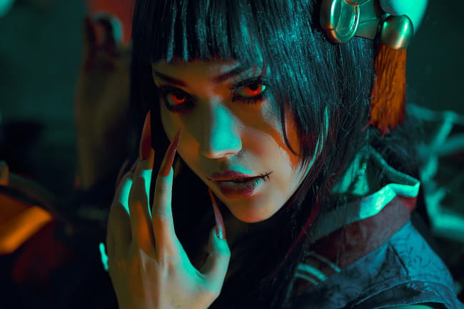 网易手游阴阳师 鬼女红叶 cosplay图片(1)