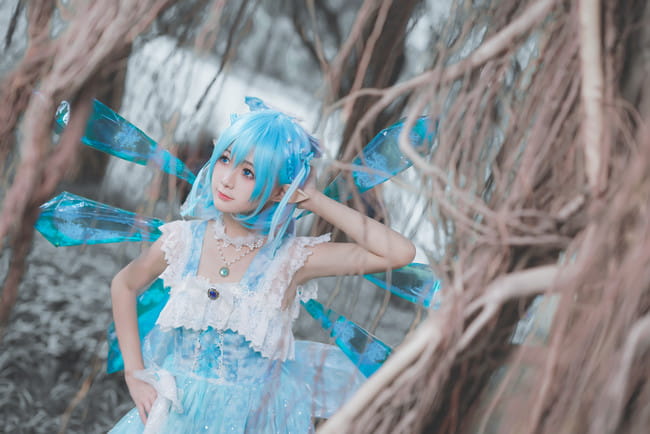 东方Project 琪露诺二设 cosplay图片