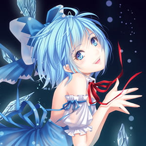 【琪露诺】二次元头像女生呆萌 二次元头像女生呆萌