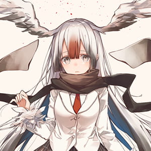 我看见了星星的眼泪 可是却无法为它擦去泪水 二次元头像女生呆萌