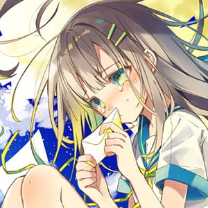 我看见了星星的眼泪 可是却无法为它擦去泪水 二次元头像女生呆萌