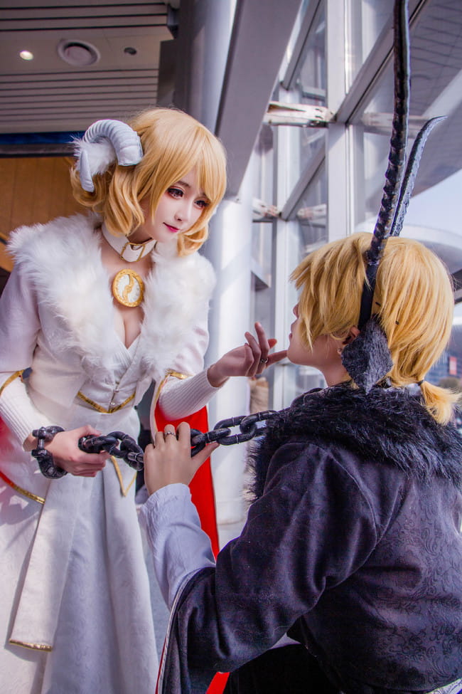 镜音双子场照~铃之助插画 两匹羊 cosplay