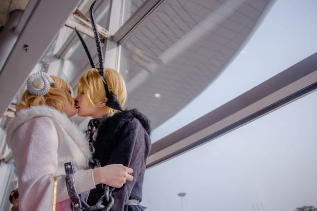 镜音双子场照~铃之助插画 两匹羊 cosplay