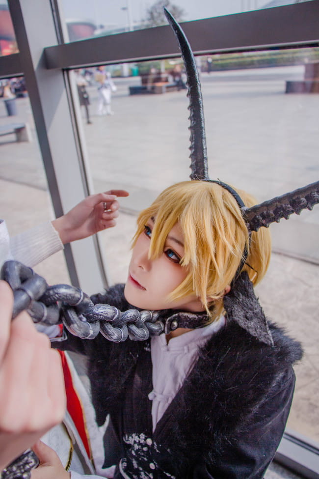 镜音双子场照~铃之助插画 两匹羊 cosplay