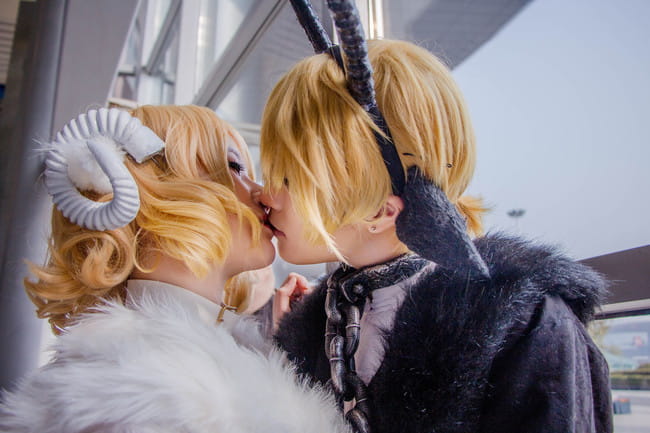 镜音双子场照~铃之助插画 两匹羊 cosplay