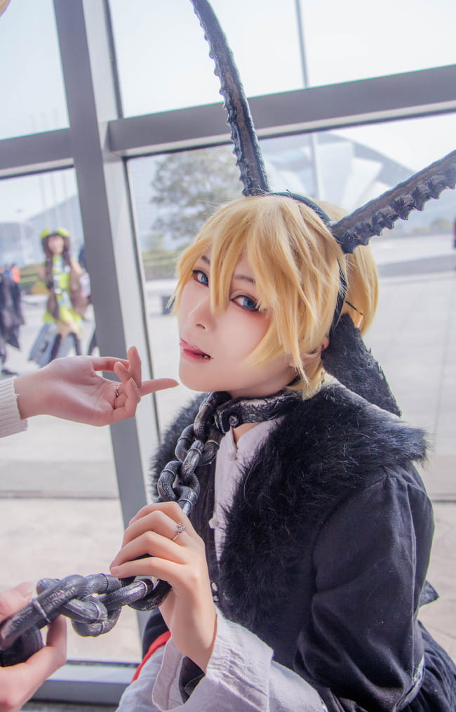 镜音双子场照~铃之助插画 两匹羊 cosplay