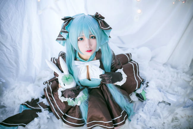 初音未来 Miku 也想听你对我说声生日快乐 cosplay