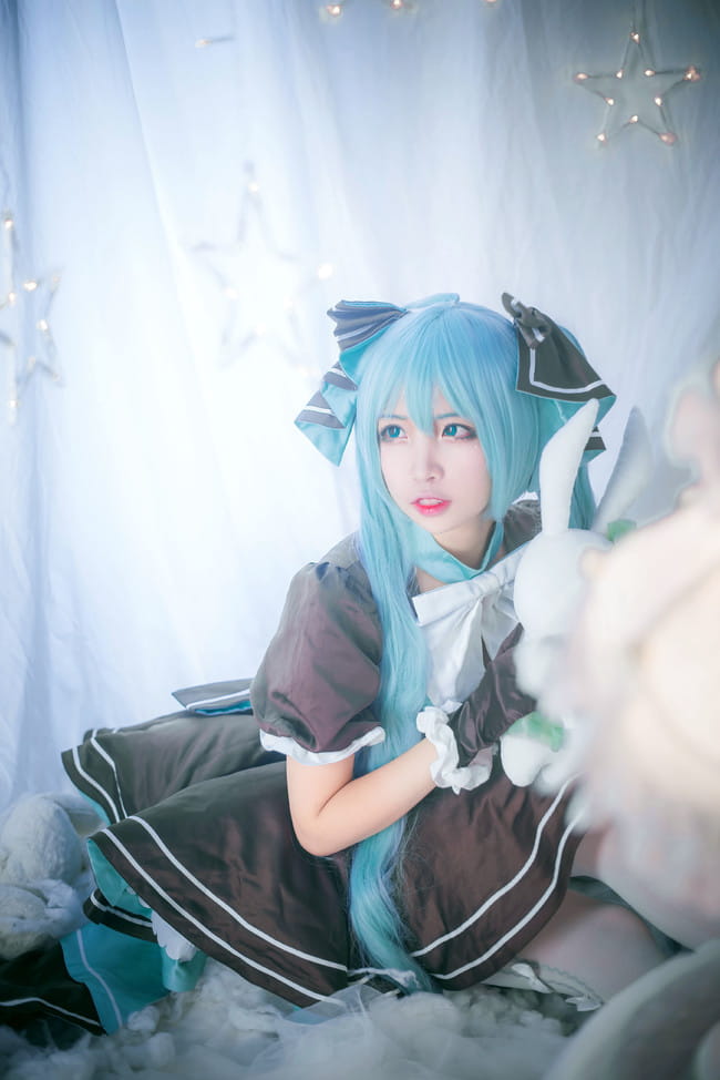 初音未来 Miku 也想听你对我说声生日快乐 cosplay