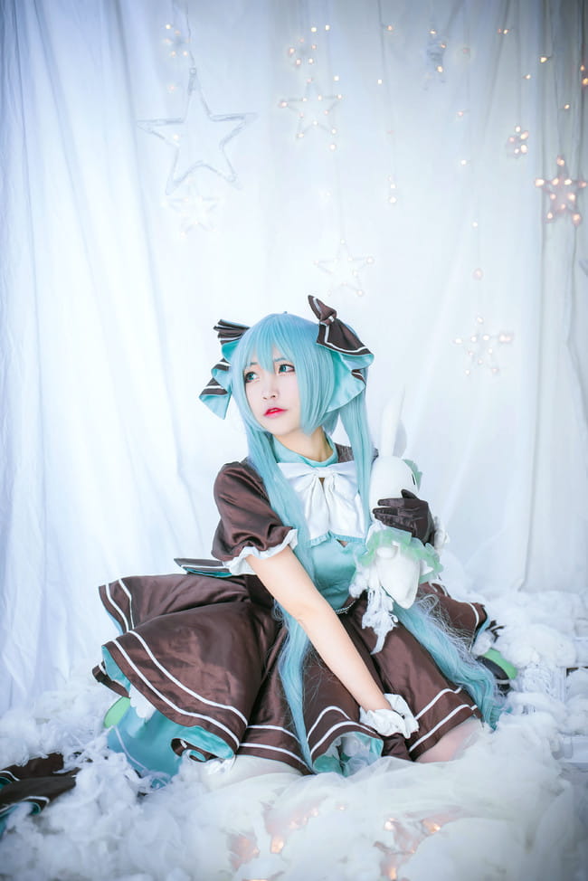 初音未来 Miku 也想听你对我说声生日快乐 cosplay